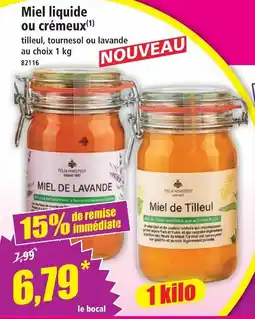Norma Miel liquide ou crémeux offre