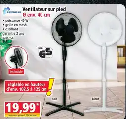 Norma Lifetime air ventilateur sur pied noir ø env. 40 cm offre