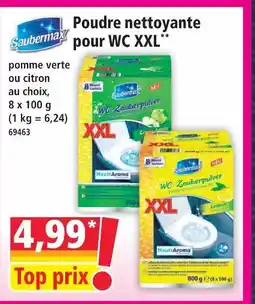 Norma Saubermax poudre nettoyante pour wc xxl offre