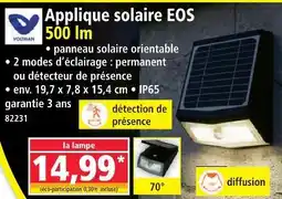 Norma Voltman applique solaire eos offre