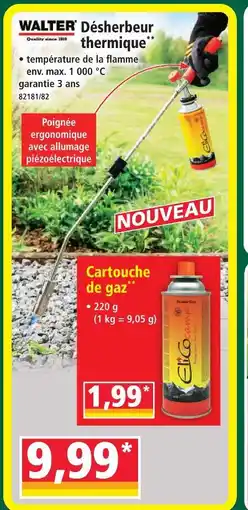 Norma Walter désherbeur thermique offre