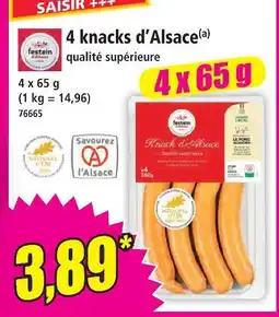Norma Festein 4 knacks d'alsace offre