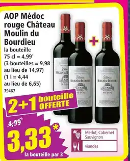 Norma Moulin du bourdieu aop médoc rouge offre