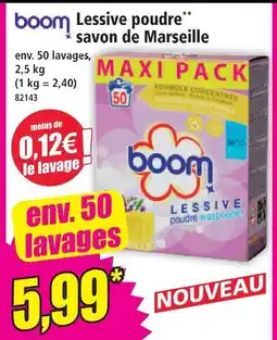 Norma Boom lessive poudre savon de marseille offre