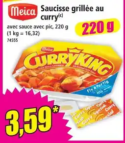 Norma Meica saucisse grillée au curry offre