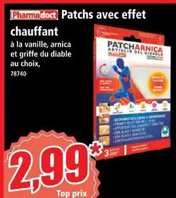 Norma Pharmadoct patchs avec effet chauffant offre