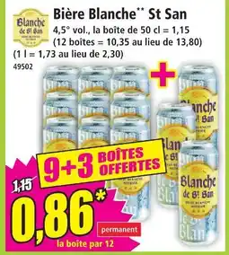 Norma St stan bière blanche offre