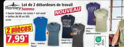 Norma Ronley lot de 2 débardeurs de travail homme offre