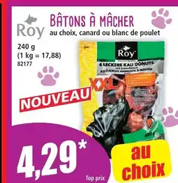 Norma Roy bâtons à mâcher offre