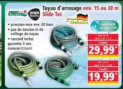 Norma Power garden tuyau d'arrosage env. 30 m slide tec env. 30 (env. 1 m = 1,-) offre