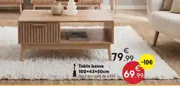 Maxi Bazar Table basse offre