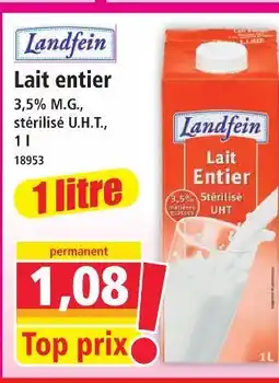 Norma Landfein lait entier offre