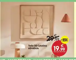 Maxi Bazar Toile 3d catalina offre