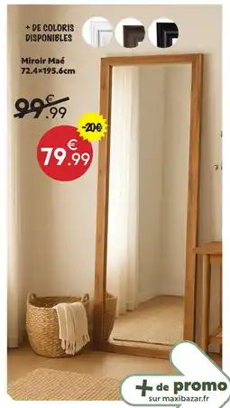 Maxi Bazar Miroir maé offre