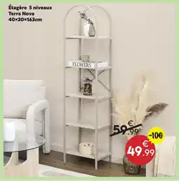 Maxi Bazar Étagère 5 niveaux terra nova offre