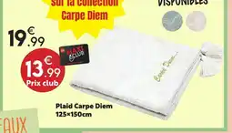Maxi Bazar Plaid carpe diem offre