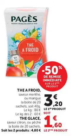 Super U THE A FROID offre