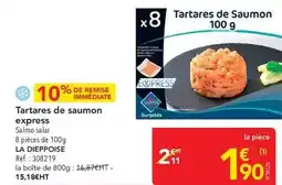 METRO Tartares de saumon express offre