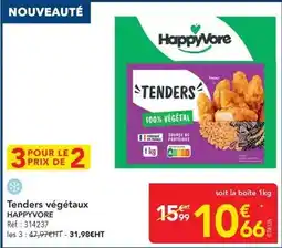 METRO Happyvore - tenders végétaux offre