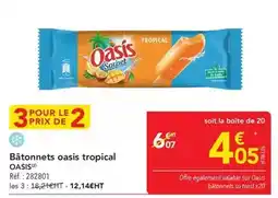 METRO Oasis - bâtonnets tropical offre