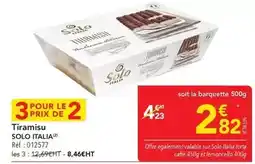 METRO Solo - tiramisu italia offre