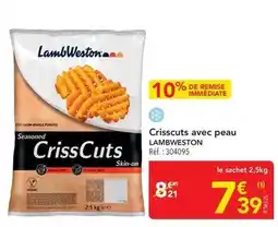 METRO Potato - crisscuts avec peau offre