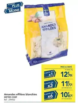 METRO Metro - amandes effilées blanchies offre