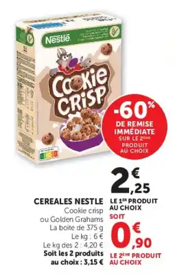 Super U CEREALES NESTLE offre