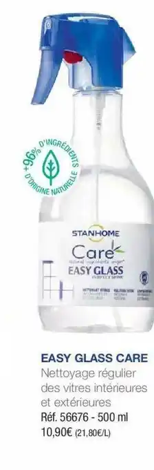 Stanhome Easy Glass Care offre