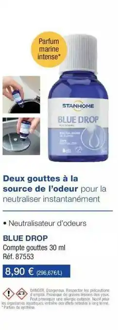 Stanhome Blue Drop Compte Gouttes offre