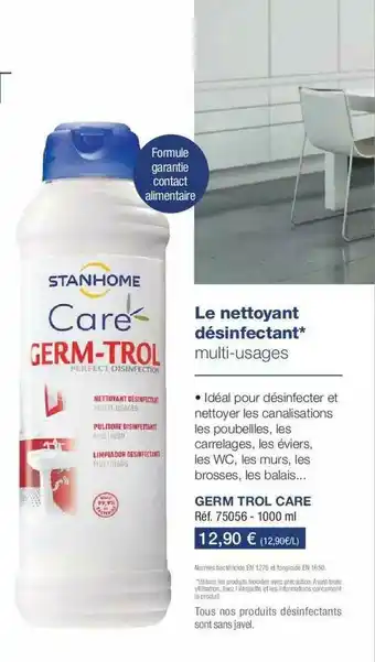 Stanhome Germ Trol Care offre