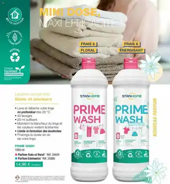 Stanhome Lessive Concentrée Blanc Et Couleurs offre