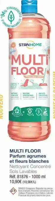 Stanhome Multi Floor Parfum Agrumes Et Fleurs Blanches offre