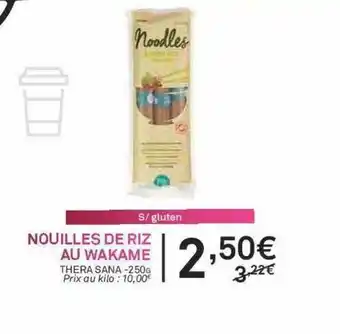 Nouilles De Riz Au Wakame