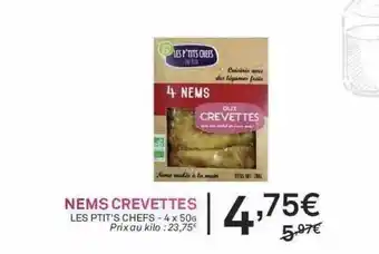 Nems Crevettes Les P'tits Chefs