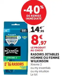 Super U RASOIRS JETABLES HOMME OU FEMME offre