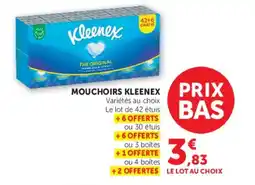 Super U MOUCHOIRS KLEENEX offre