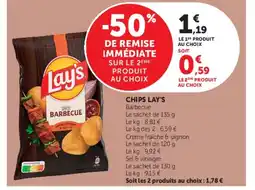 Super U CHIPS LAY'S offre