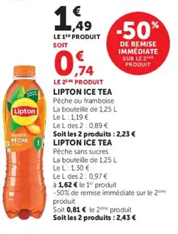 Super U LIPTON ICE TEA offre