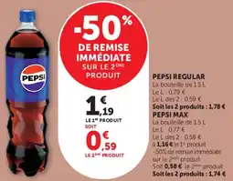 Super U PEPSI REGULAR offre