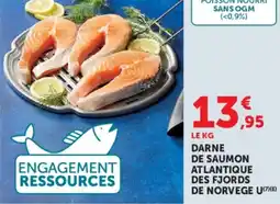 Super U DARNE DE SAUMON ATLANTIQUE DES FJORDS DE NORVEGE U offre
