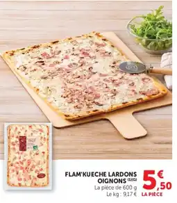 Super U FLAM'KUECHE LARDONS OIGNONS offre
