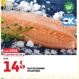 Auchan Filet de saumon atlantique offre