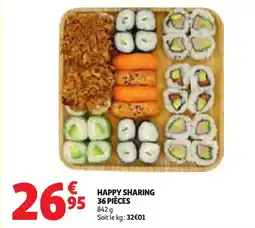 Auchan Happy sharing 36 pièces offre