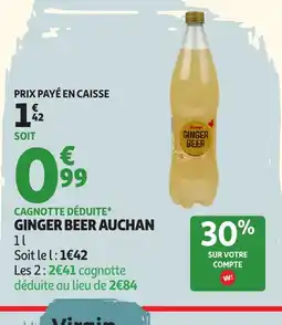 Auchan AUCHAN Ginger beer offre