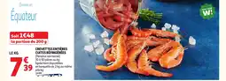 Auchan Crevettes entières cuites réfrigérées offre