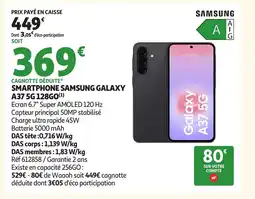 Auchan SAMSUNG GALAXY Smartphone a37 5g 128go offre
