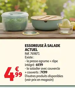 Auchan ACTUEL Essoreuse à salade offre