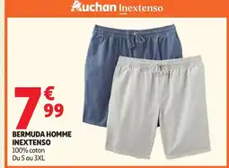 Auchan INEXTENSO Bermuda homme offre