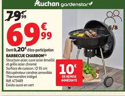 Auchan Barbecue charbon offre